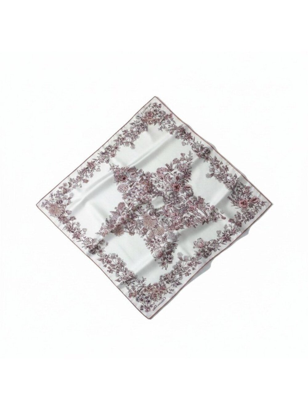 Dior Star 70 Silk Scarf Floral Multicolor